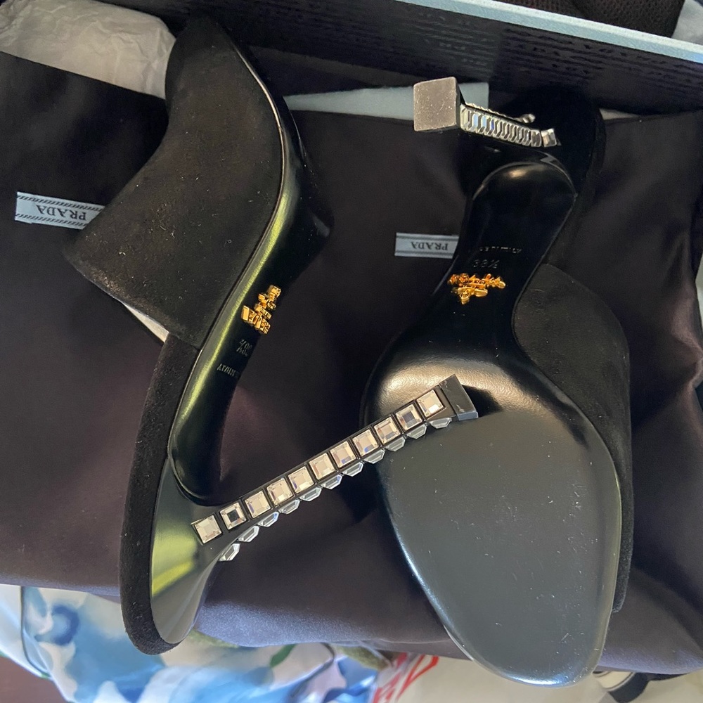 Prada mule heel